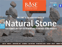 Tablet Screenshot of basenaturalstone.com